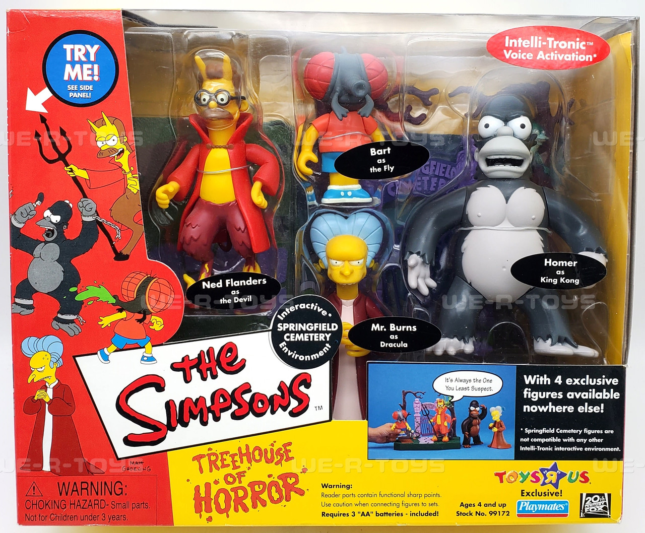 The Simpsons Interactive Springfield Cemetery Environment Playset