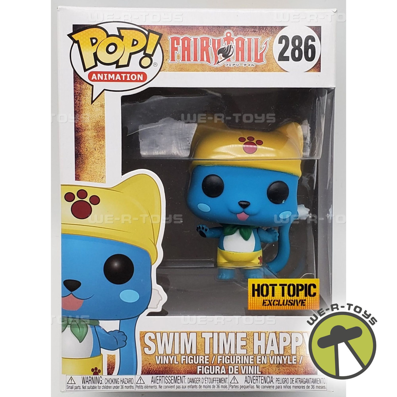 Funko Pop Animation Fairy Tail Swim Time Happy Exclusive Figure