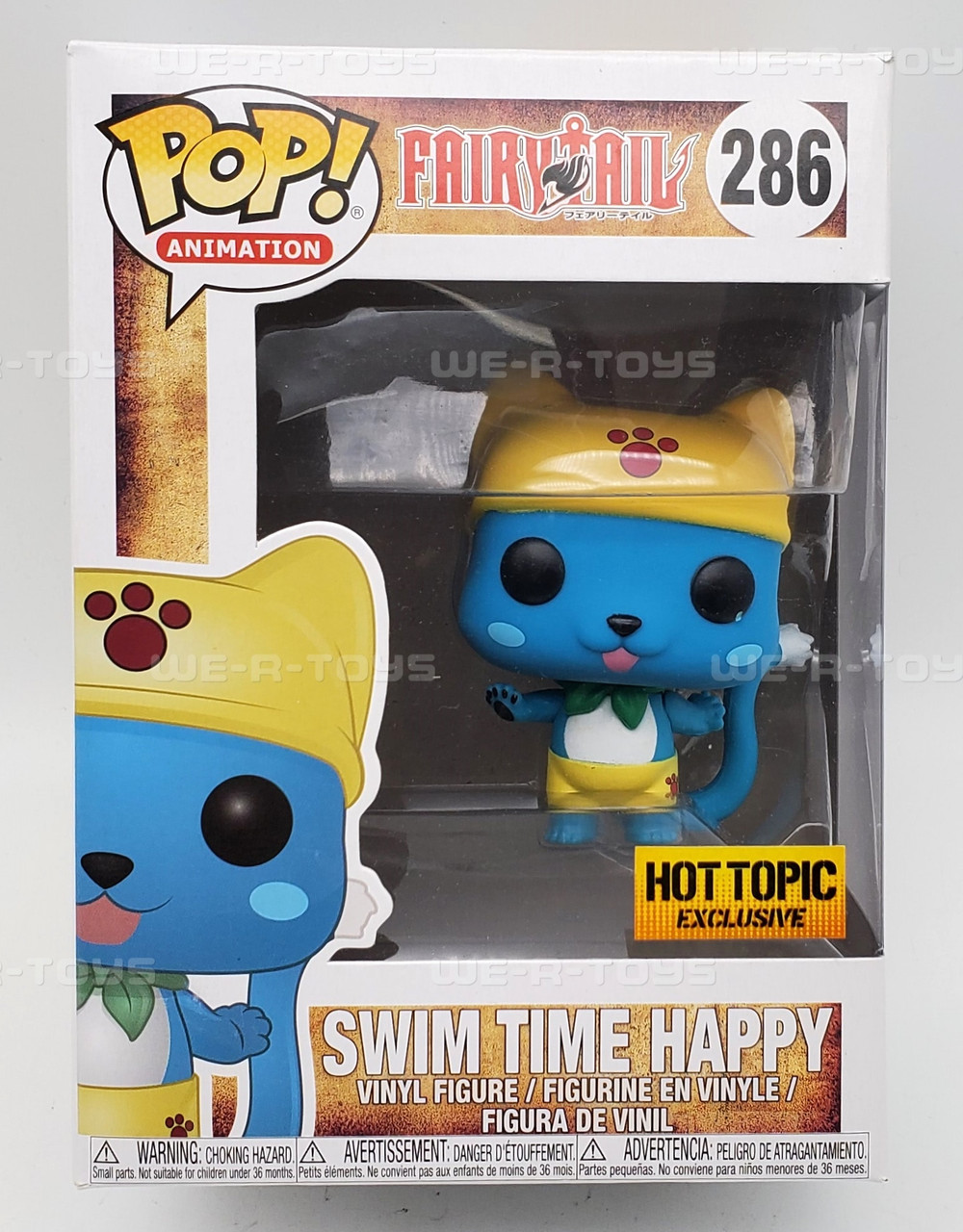 Funko Pop Animation Fairy Tail Swim Time Happy Exclusive Figure