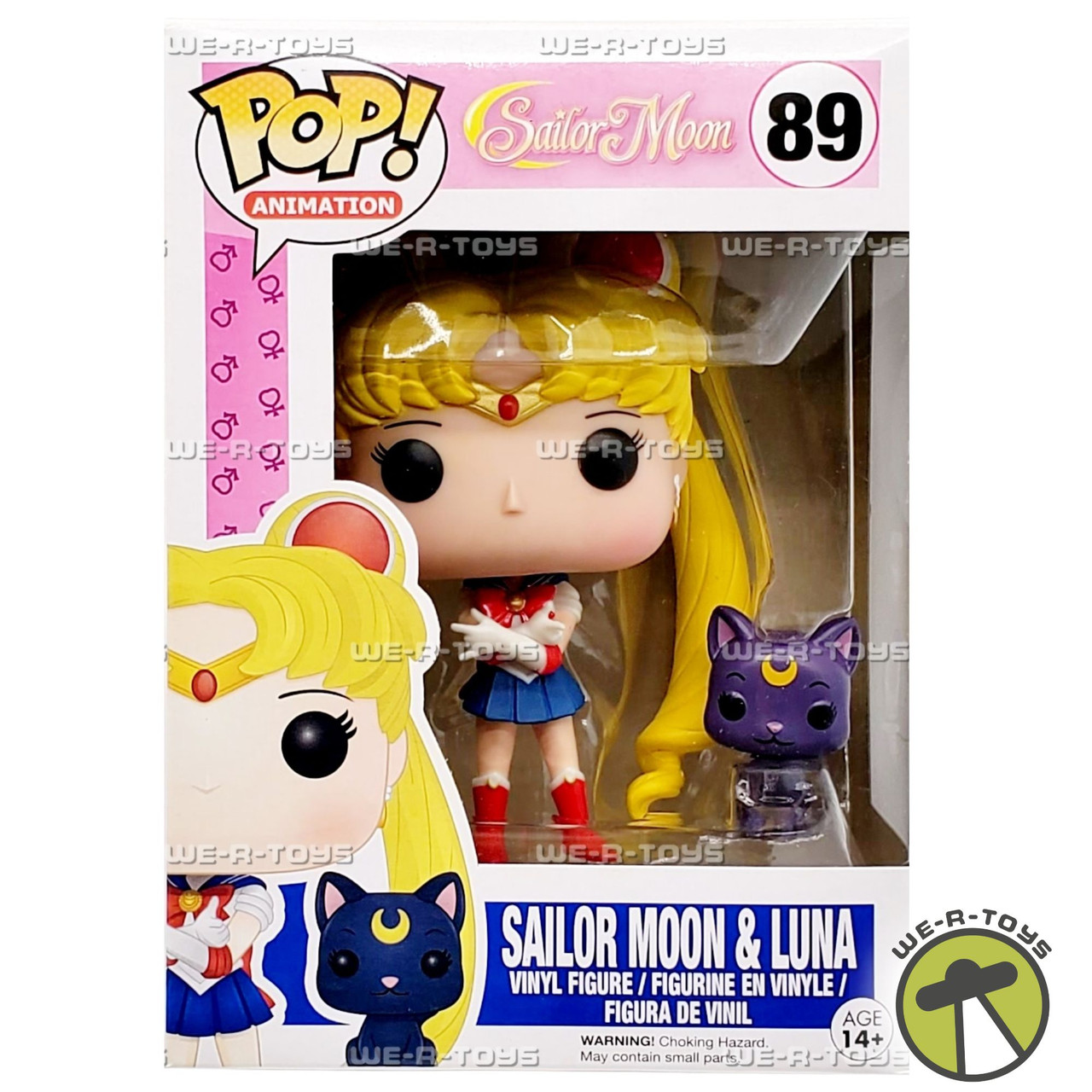 Funko POP Animation Sailor Moon with Luna 89 Vinyl Figure - We-R-Toys