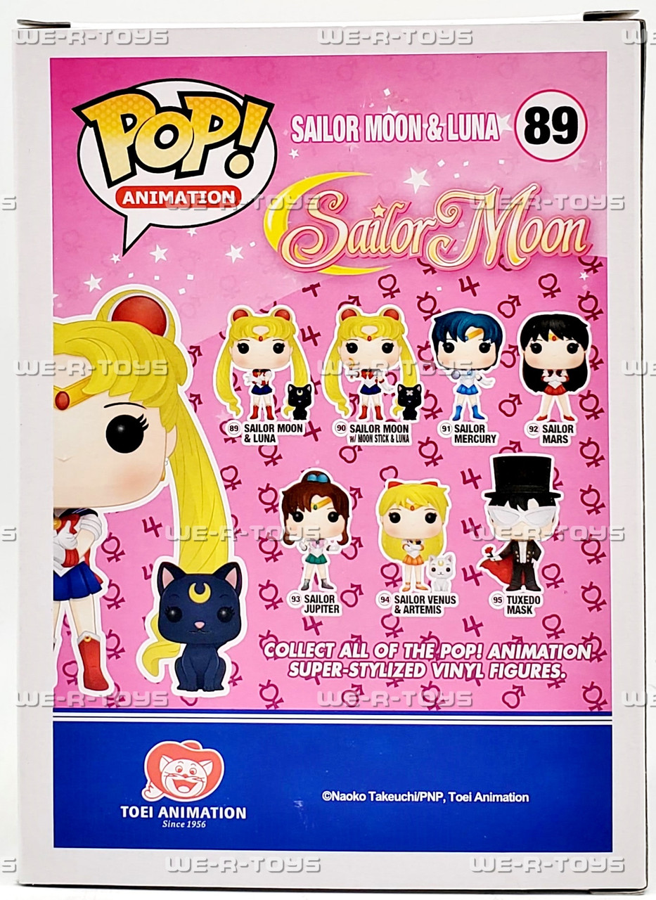 Funko POP Animation Sailor Moon with Luna 89 Vinyl Figure - We-R-Toys