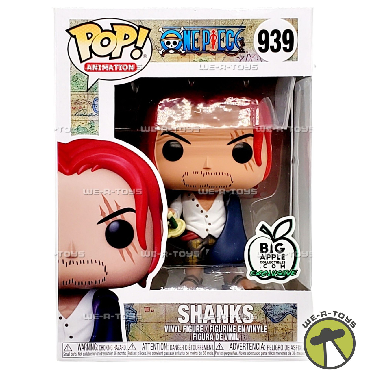 Funko POP Animation One Piece Shanks 939 Vinyl Figure - We-R-Toys