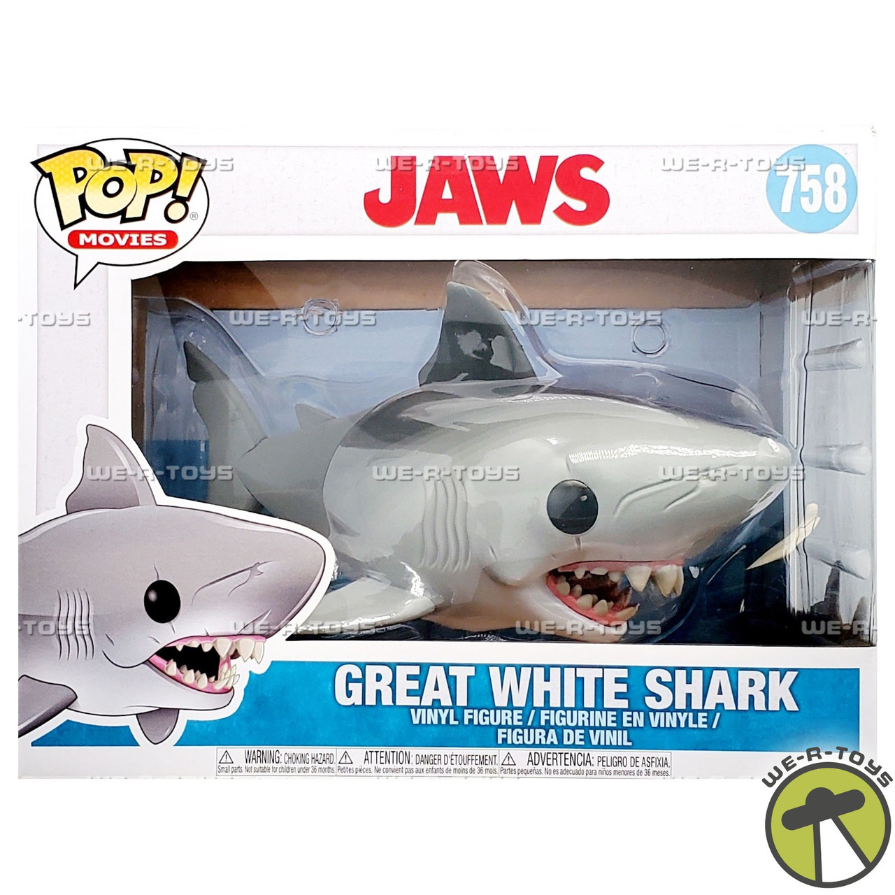 Funko POP Movies Jaws Great White Shark 758 Vinyl Figure - We-R-Toys