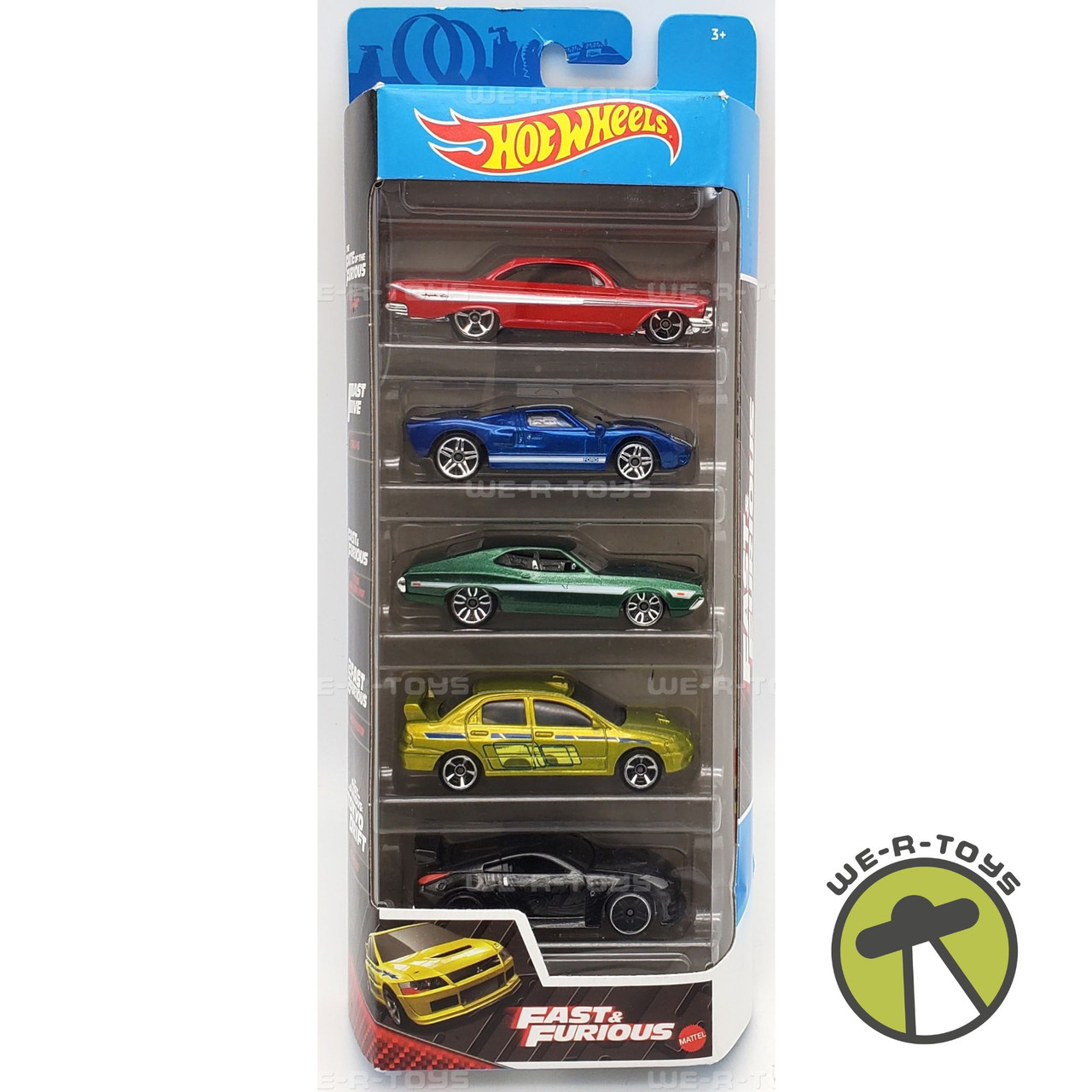 Hot Wheels Fast & Furious Pack of 5 Vehicles 2020 Mattel #GTN40