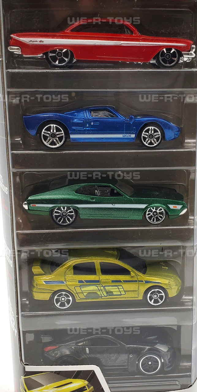 Hot Wheels Fast & Furious Pack of 5 Vehicles 2020 Mattel #GTN40