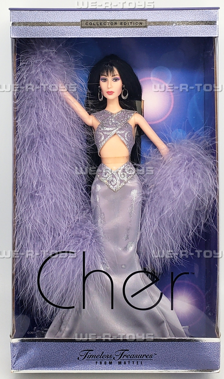 Cher Timeless Treasures Doll In Periwinkle 2001 Mattel 29049 - We