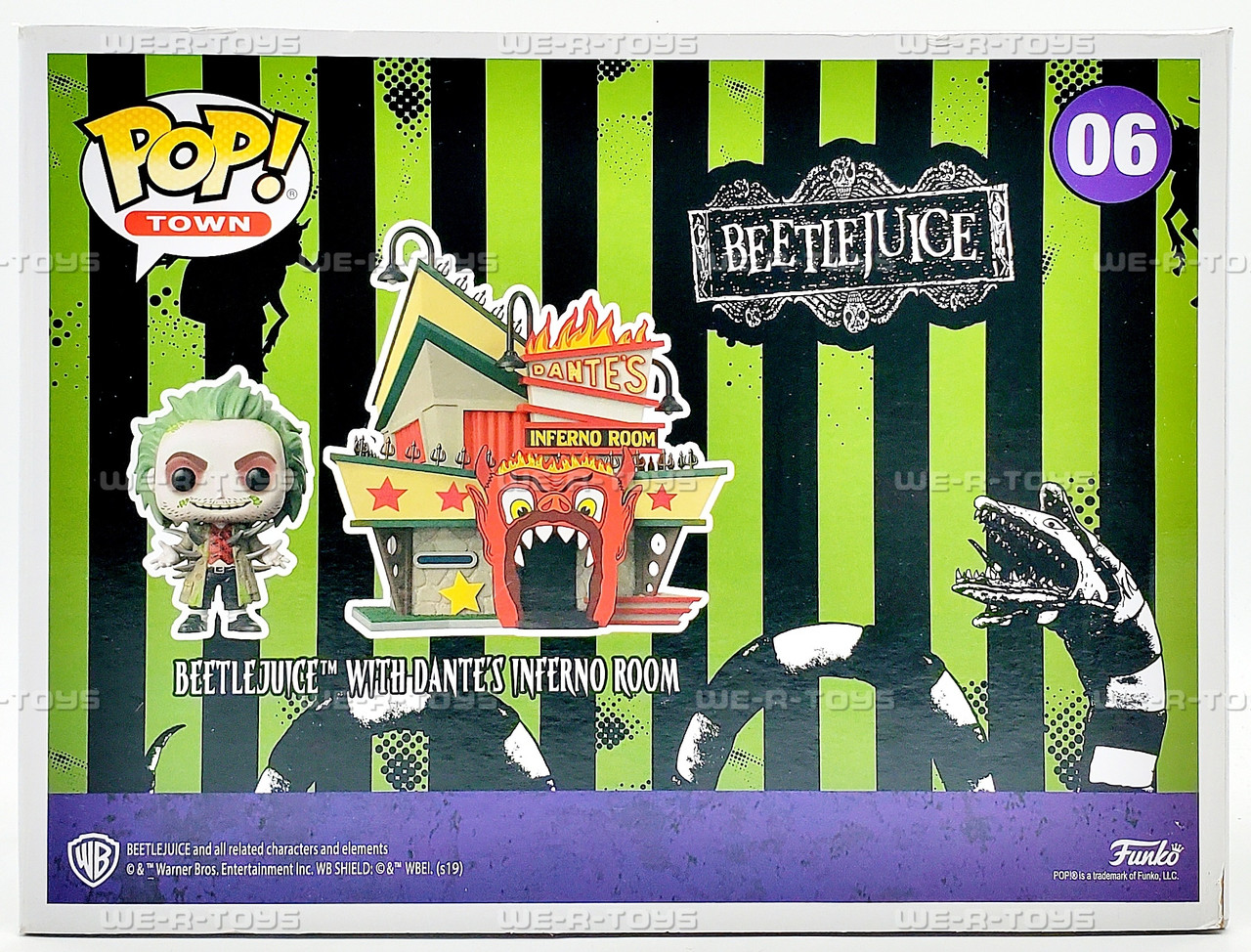 Funko POP Town 06 Beetlejuice with Dante's Inferno Room Vinyl