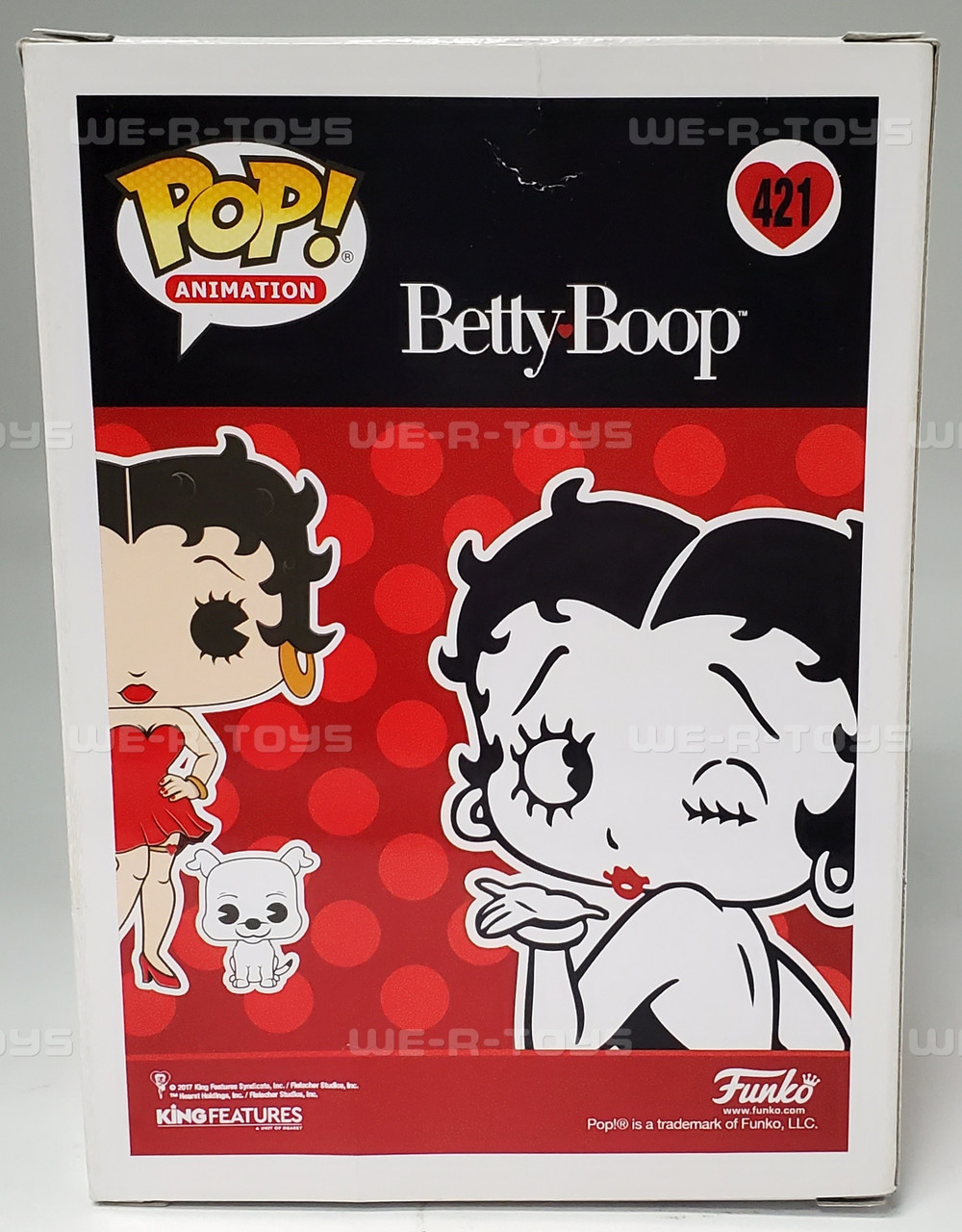 Funko Pop! Animation Betty Boop & Pudgy Exclusive Vinyl Figures