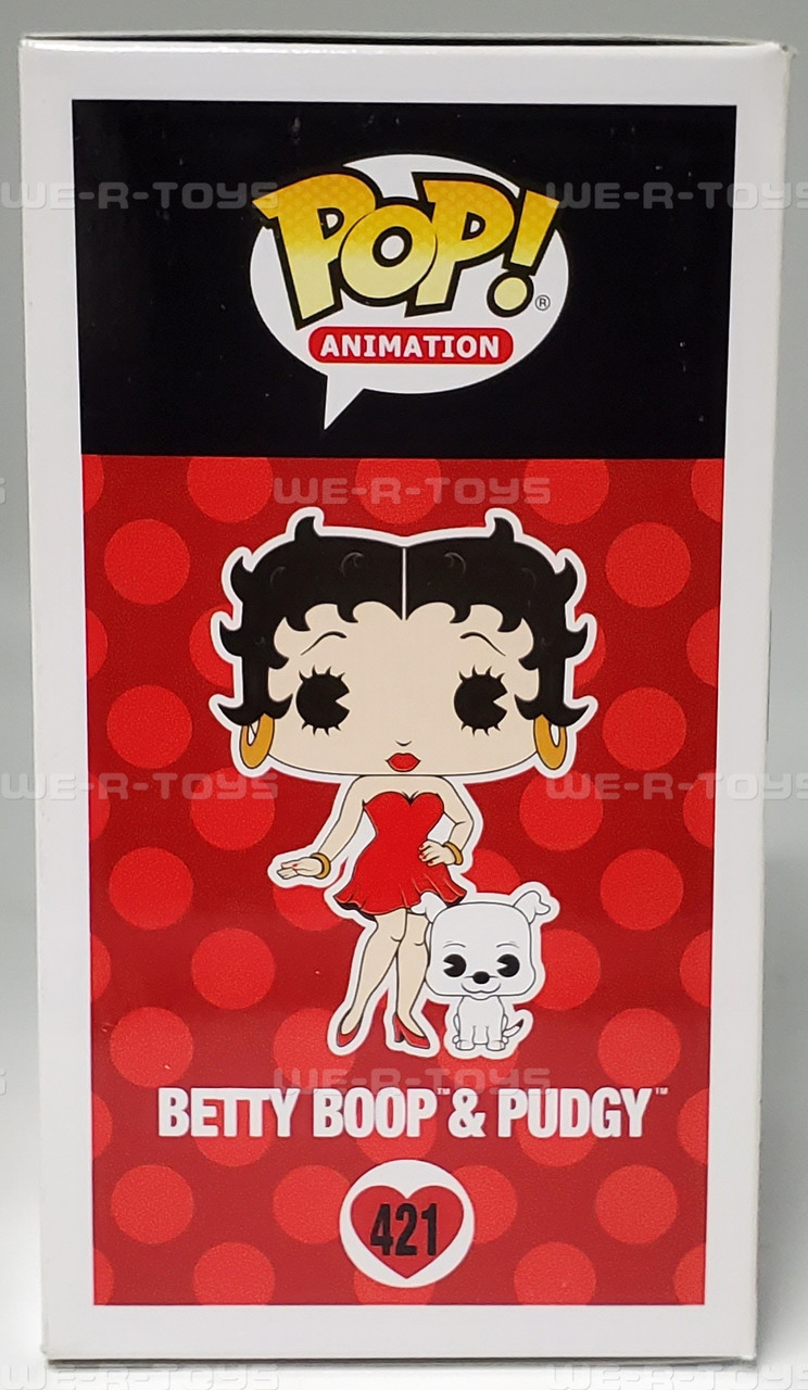 Funko Pop! Animation Betty Boop & Pudgy Exclusive Vinyl Figures