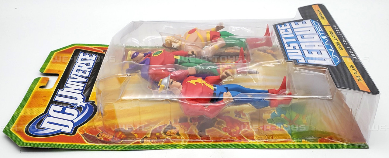 DC Universe JLU Flash, Green Lantern & Hawkman Action Figures 2011