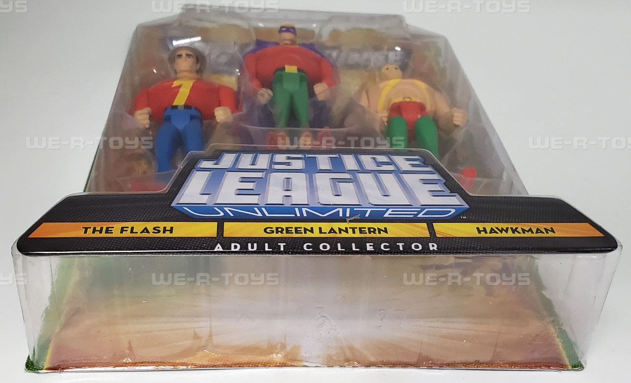 DC Universe JLU Flash, Green Lantern & Hawkman Action Figures 2011