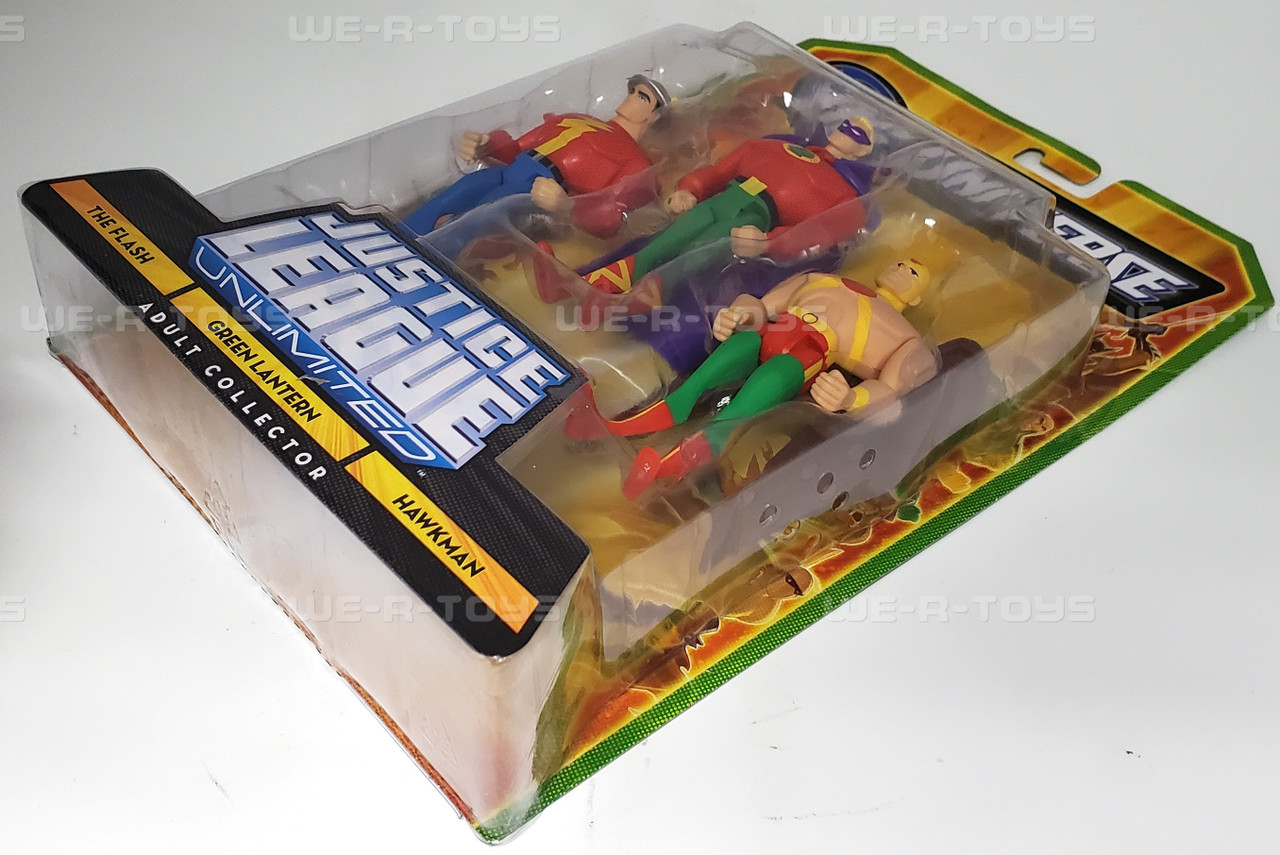 DC Universe JLU Flash, Green Lantern & Hawkman Action Figures 2011