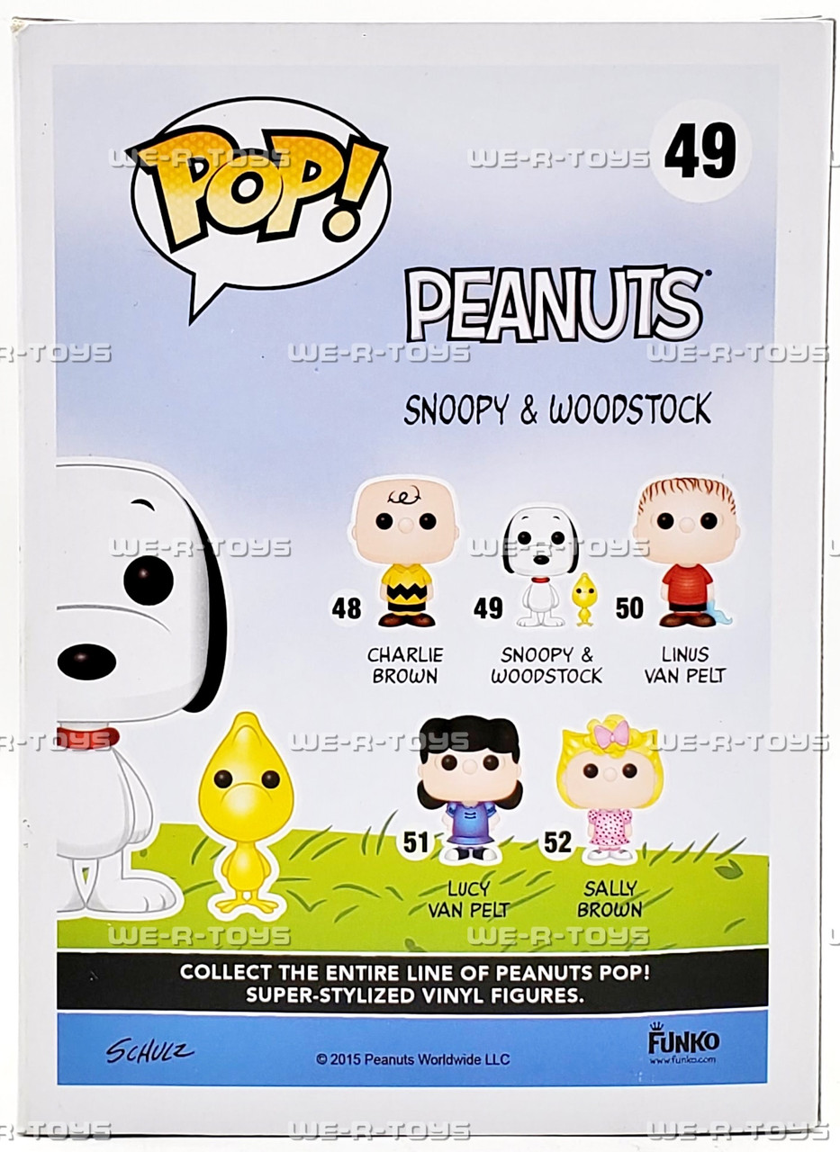 Funko POP Peanuts Snoopy and Woodstock 49 Vinyl Figures - We-R-Toys