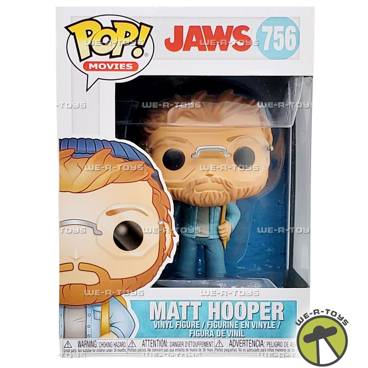 【最短即日発送】Funko POP! クイント マット•フーパー JAWS Funko POP! Movies Jaws: Matt Hooper, Vinyl Figure - Walmart.com