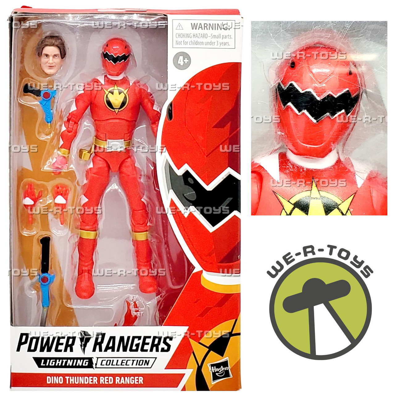 Figurine Power Rangers Lightning Collection - Mighty Morphin Red Ranger - Hasbro 2019