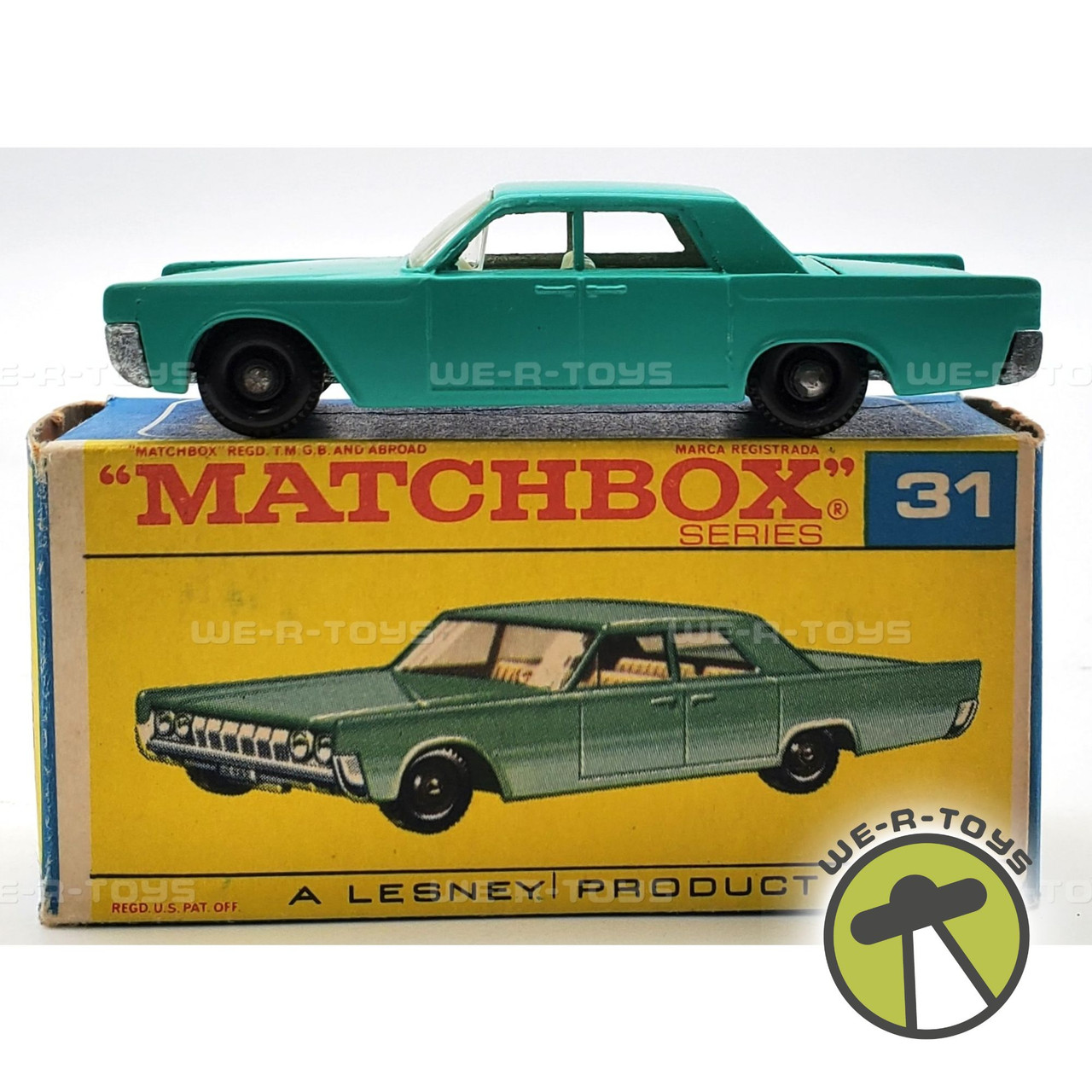 Matchbox Series #31 Vintage Lincoln Continental w/ Original Box