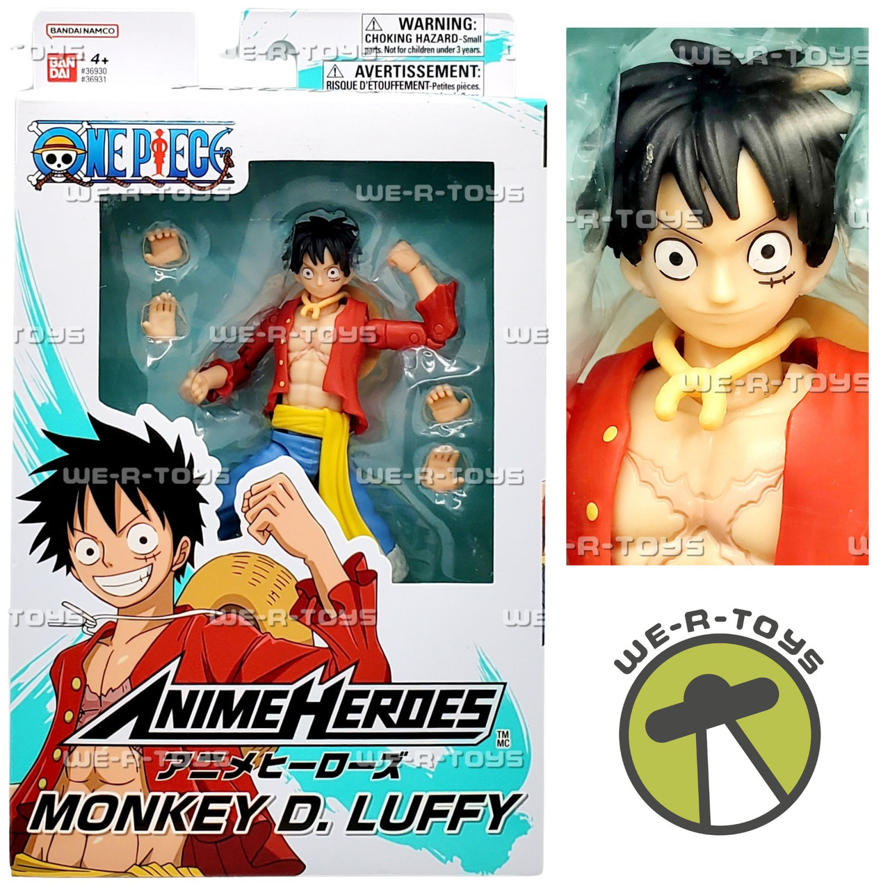 Anime Heroes One Piece Monkey D. Luffy Action Figure 2022 Bandai