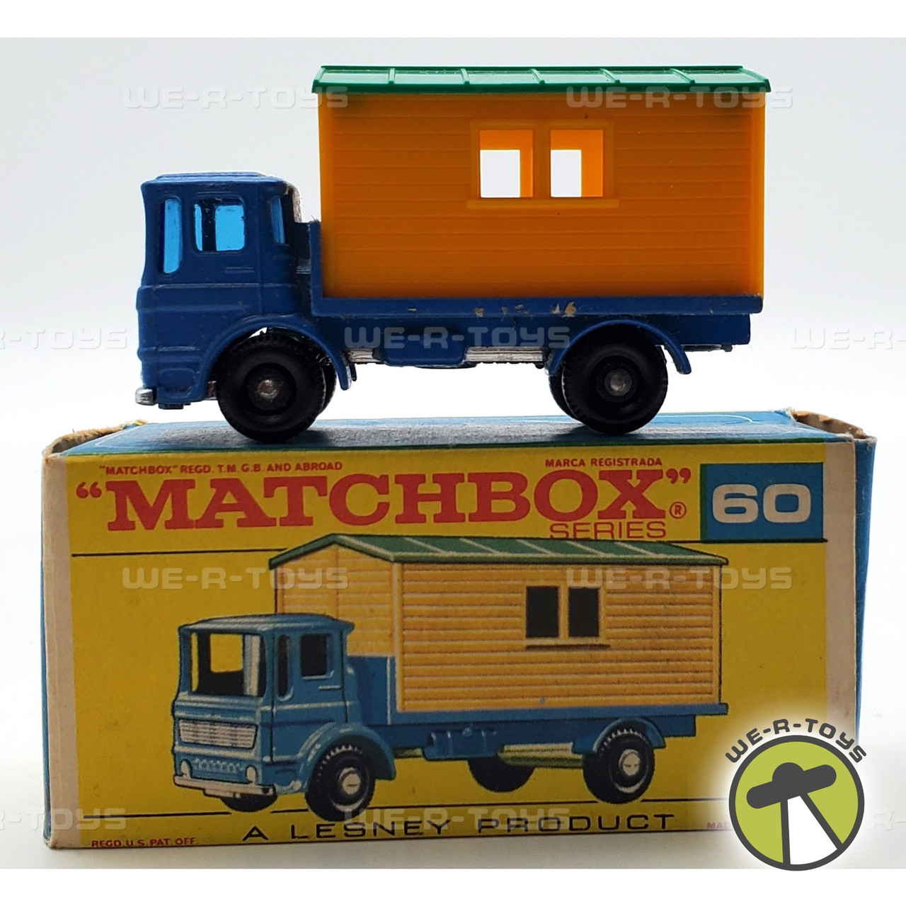 Matchbox Lesney #60 Vintage Office Site Truck with Original Box