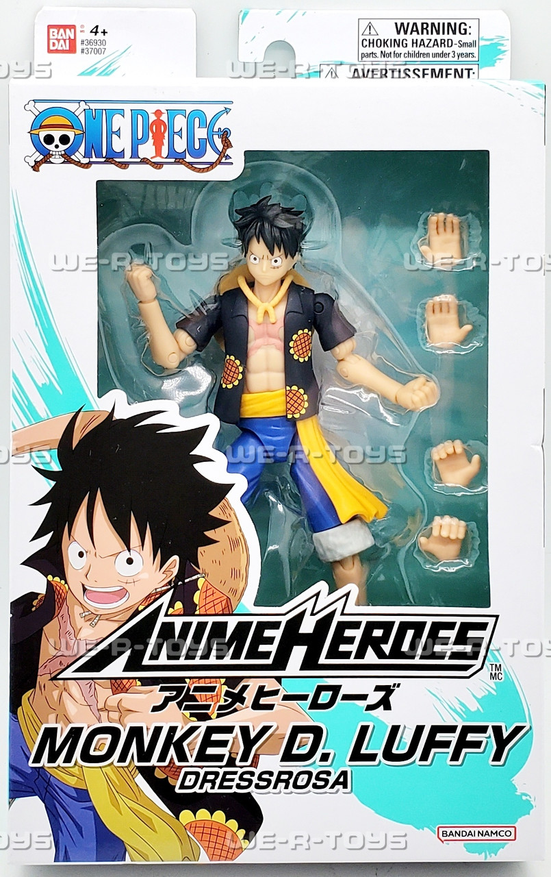 Anime Heroes One Piece Monkey D. Luffy Dressrosa Figure 2023