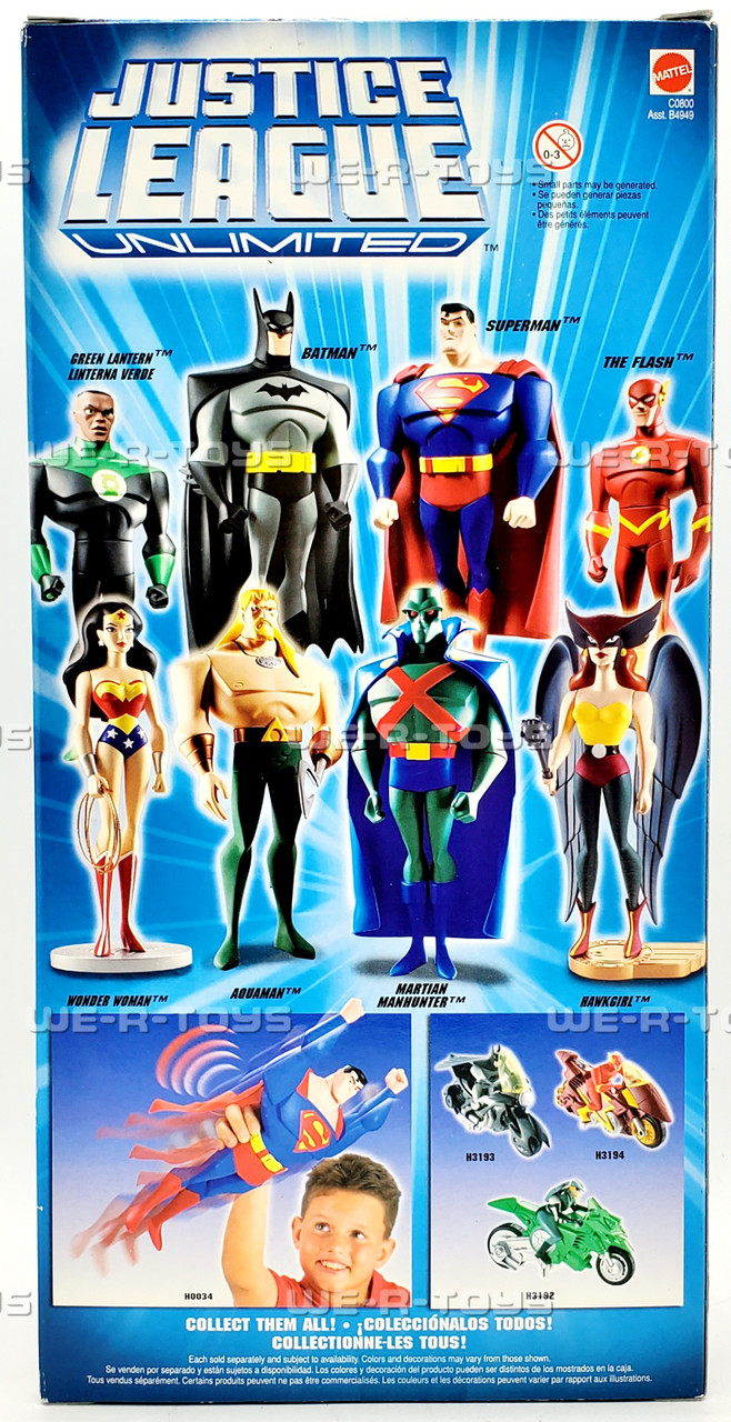 DC Comics Justice League Unlimited Aquaman Figure 2004 Mattel