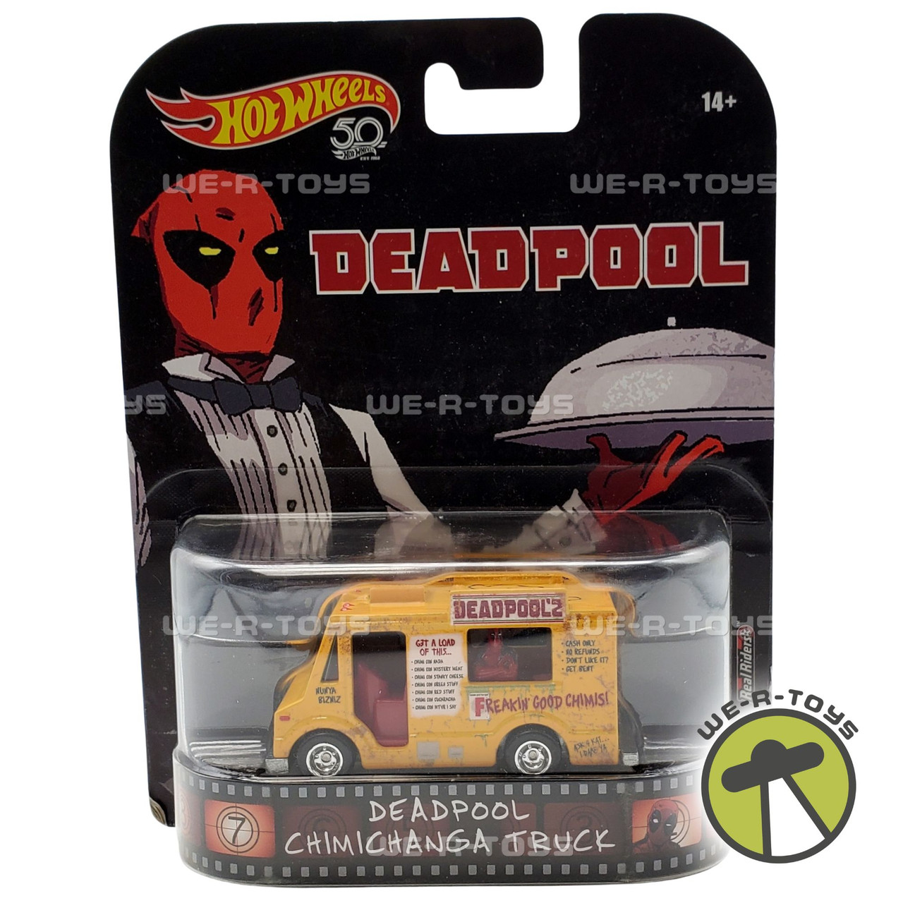 Hot Wheels Marvel Deadpool Chimichanga Truck 2017 Mattel FXY51