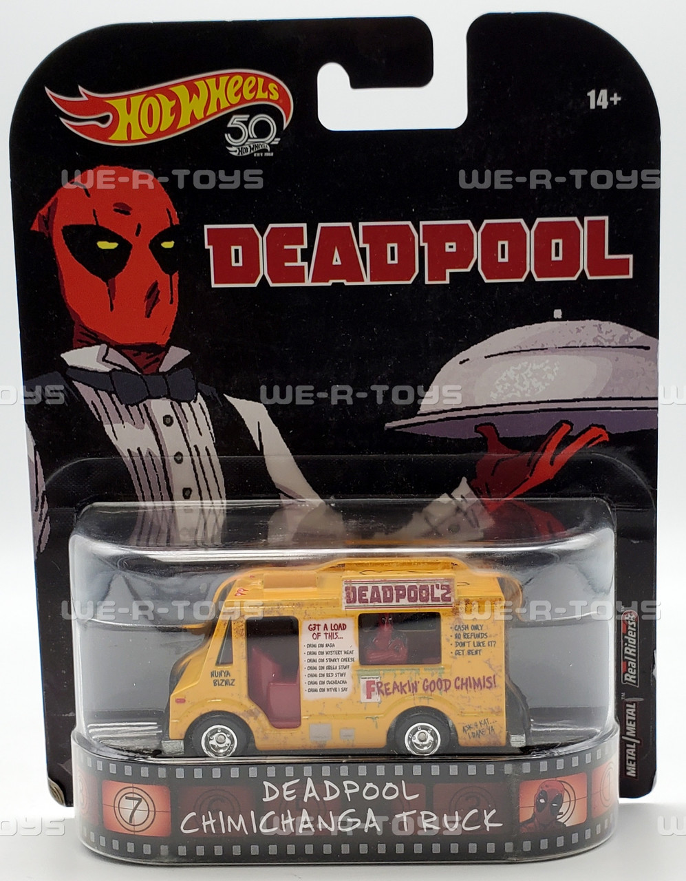 Hot Wheels Marvel Deadpool Chimichanga Truck 2017 Mattel FXY51