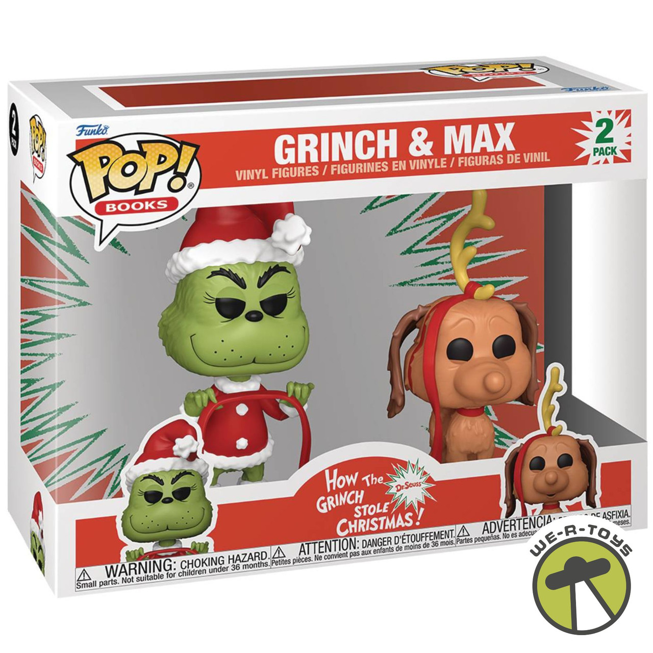 Funko Pop! 2-Pack: How The Grinch Stole Christmas - Grinch with Max