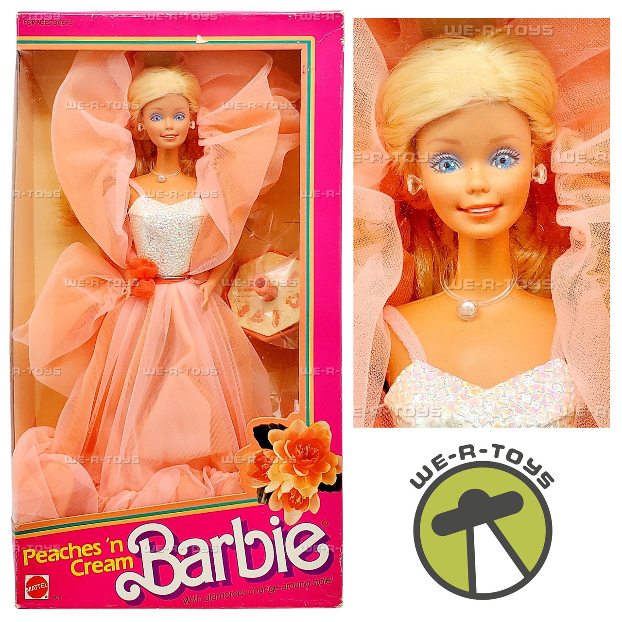 Peaches 'n Cream Barbie Doll 1984 Mattel No. 7926 - We-R-Toys
