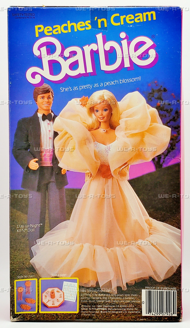 Peaches 'n Cream Barbie Doll 1984 Mattel No. 7926 - We-R-Toys