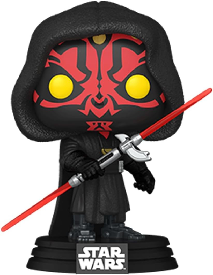 【稀少品】Funko Star Wars Darth Maul ボブルヘッド Amazon.com: Funko Pop! Deluxe: SW Sith - Darth Maul - Glow