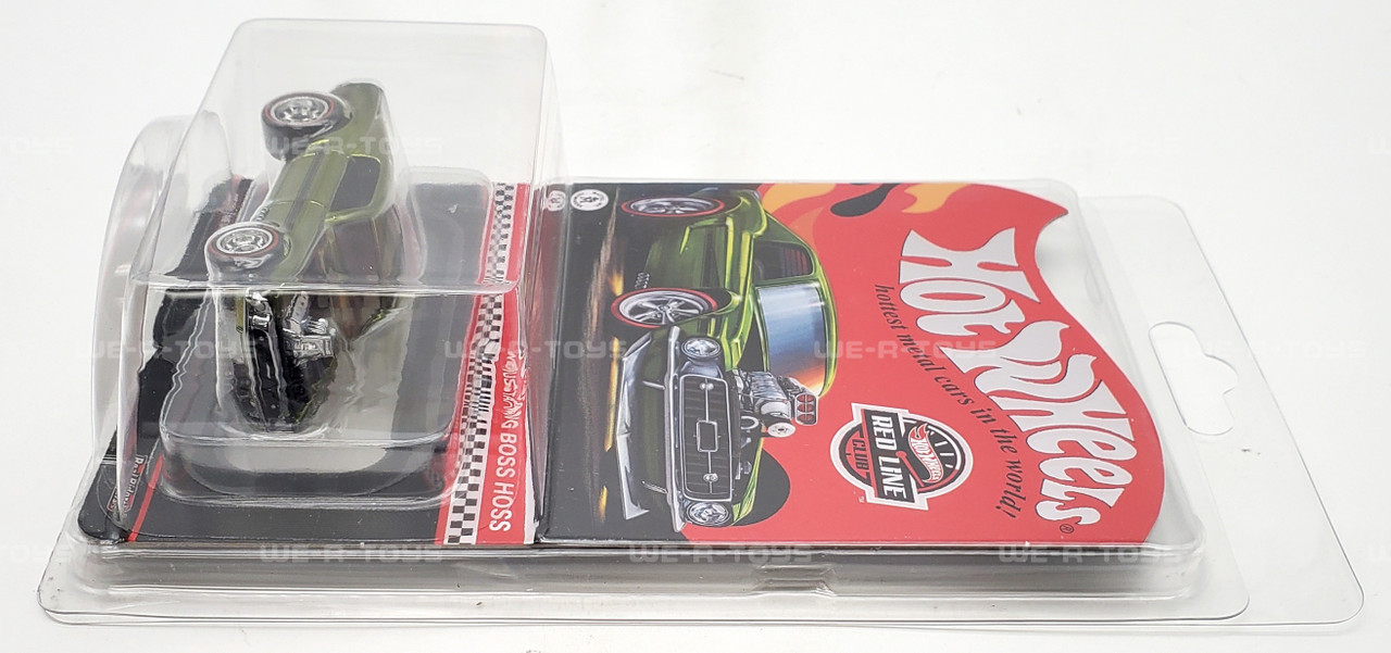 Hot Wheels Red Line Club Mustang Boss Hoss Green Vehicle 2021