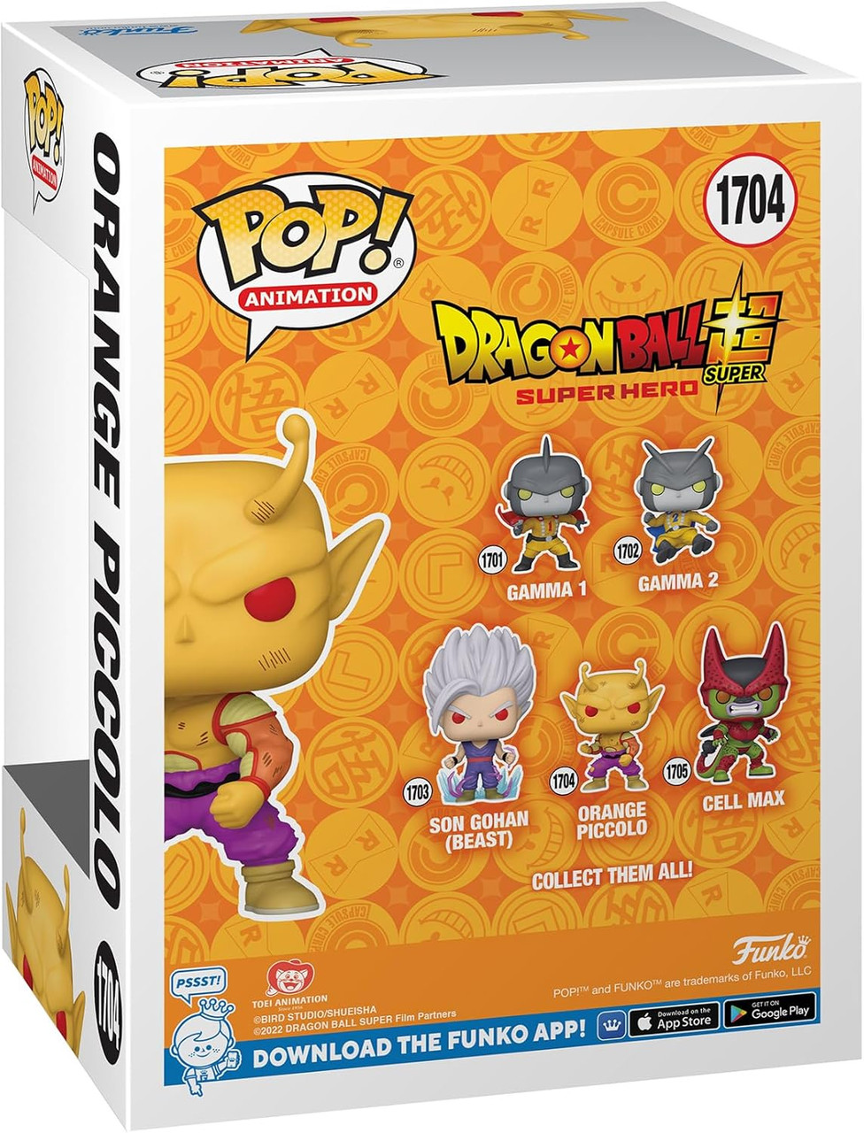 Funko Pop Animation 1704 Dragon Ball Super Superhero Orange