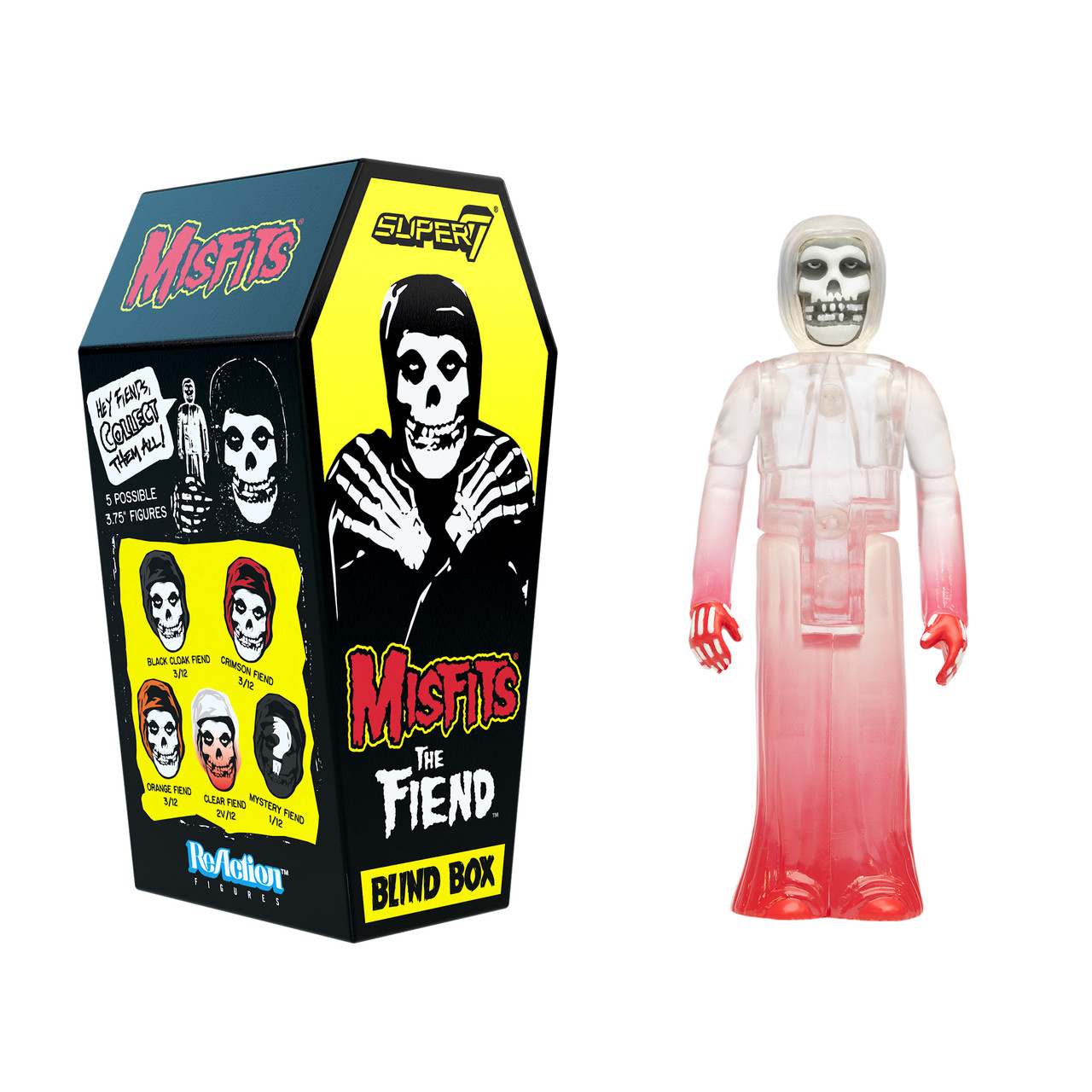 Misfits Blind Box with Possibility of Chase Action Figure Super 7
