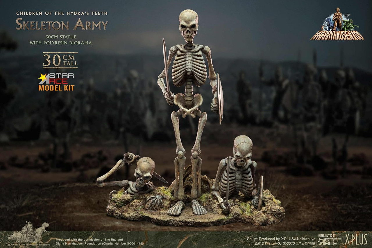 Ray Harryhausen's Skeleton Army Resin Model Kit Star Ace Toys