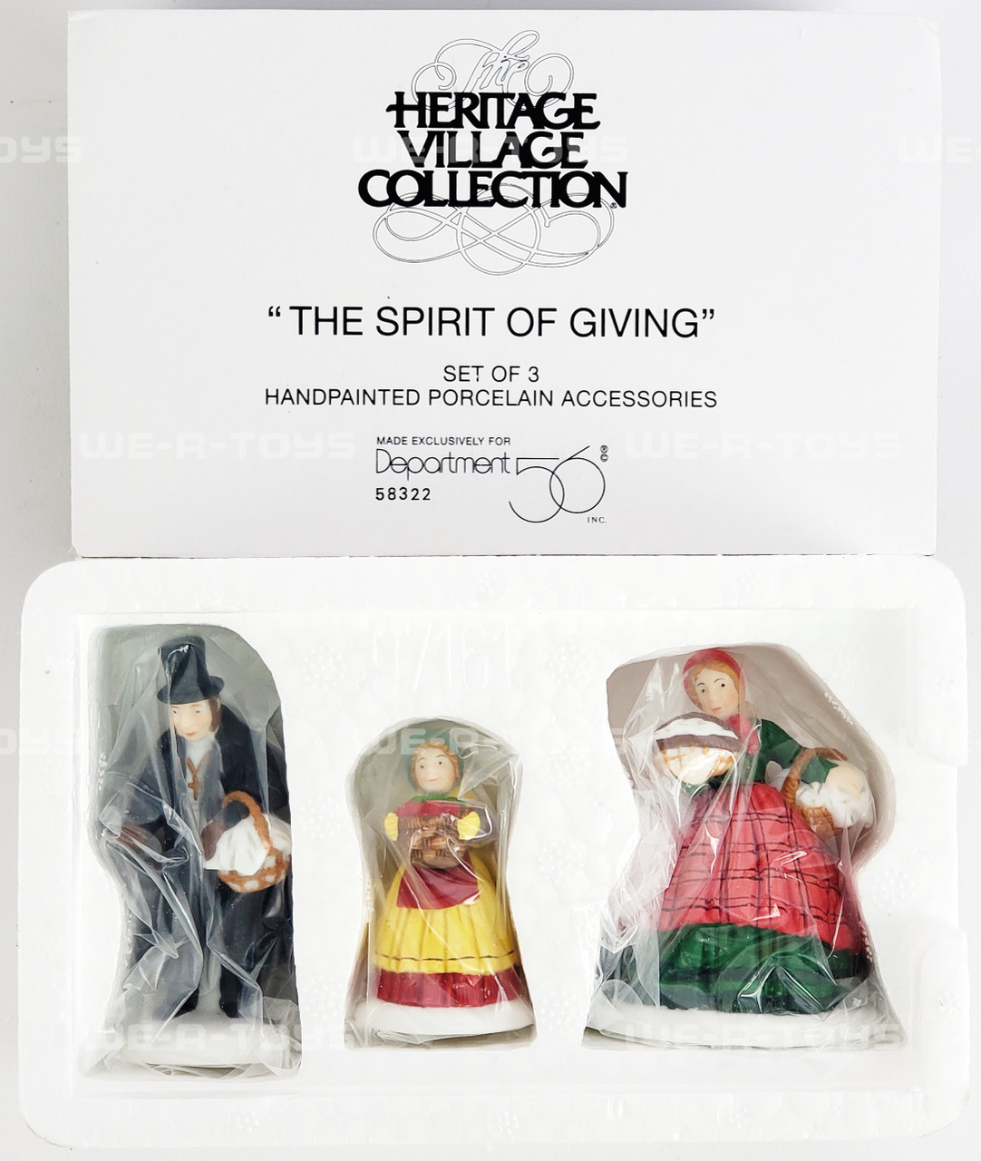 Department 56 Dickens' Village Series The Spirit of Giving Set of