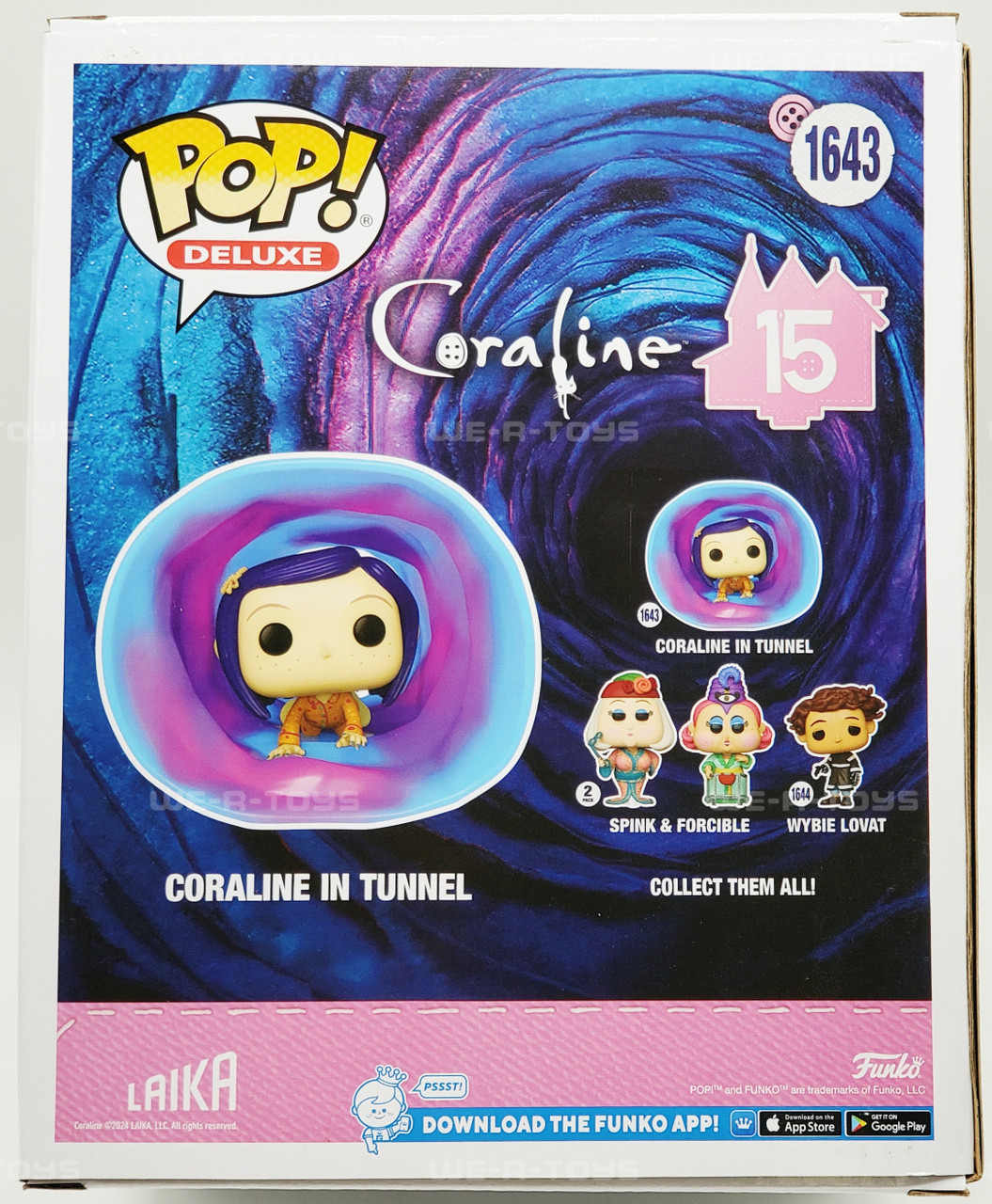Funko Pop Deluxe 1643 Coraline in Tunnel Vinyl Figure 15th
