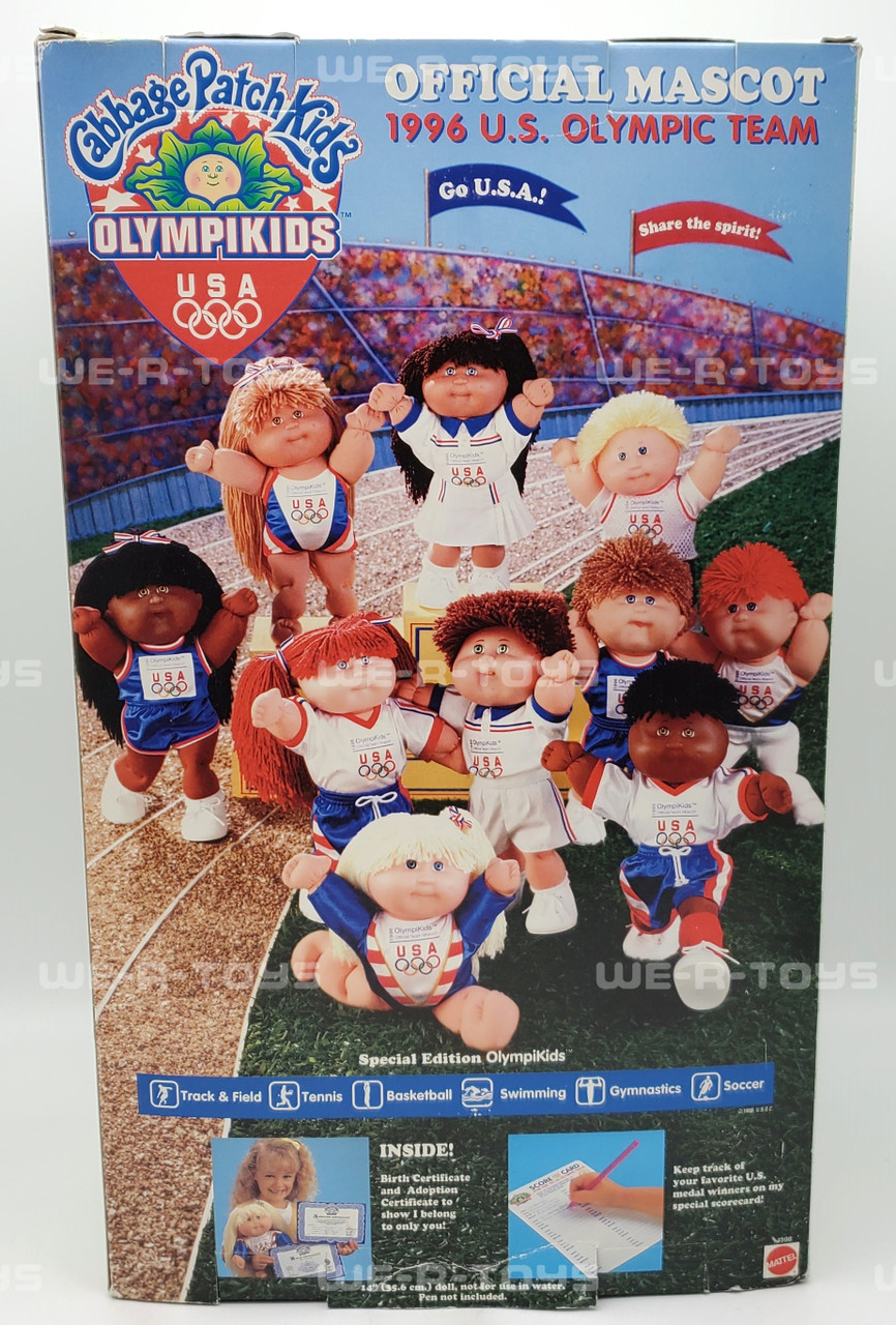 キャベツ人形　オリンピックフィギュアセット　1996年USA Vintage 1996 Cabbage Patch Kids Special Edition Olympikids