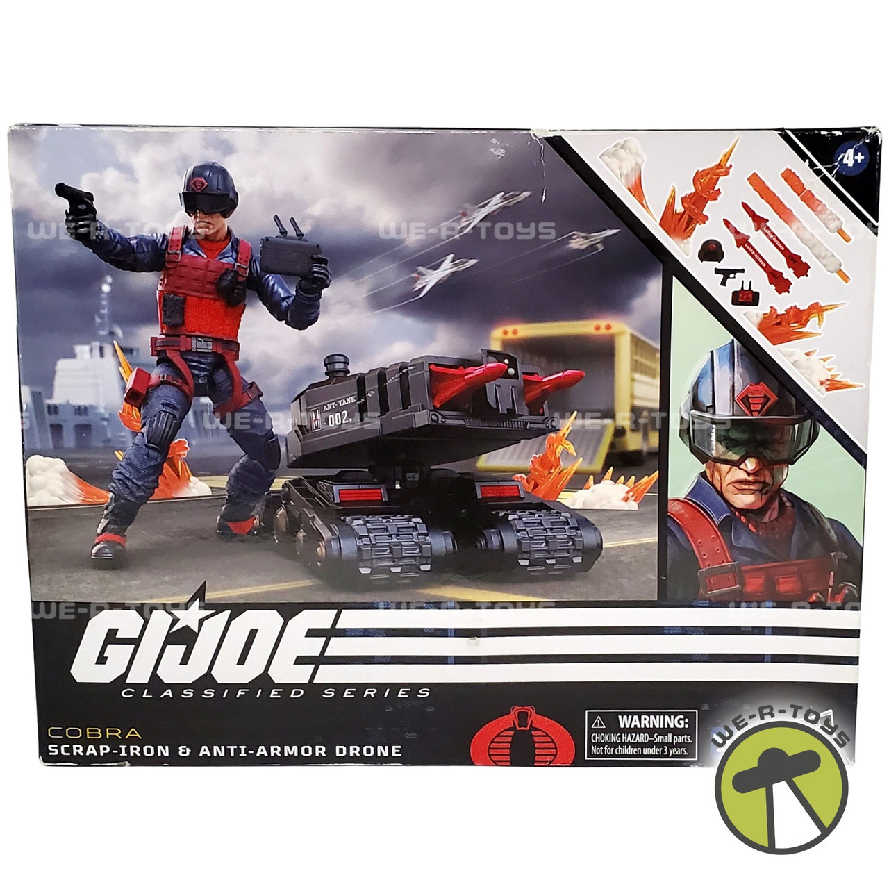 G.I. Joe Classified Series Scrap-Iron & Anti-Armor Drone Figure