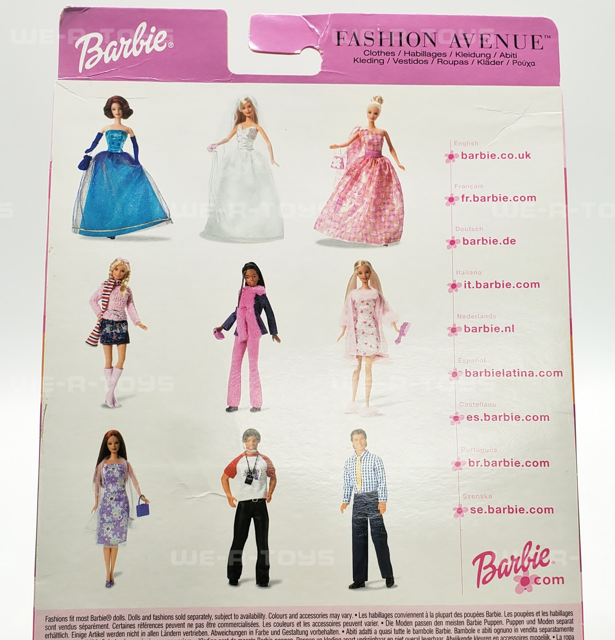 Barbie Fashion Avenue Fashions 2002 Mattel #25702 NRFB - We