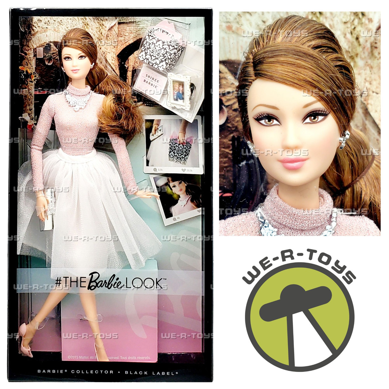 Barbie The Look Glam Party Doll Black Label 2015 Mattel DGY13 We