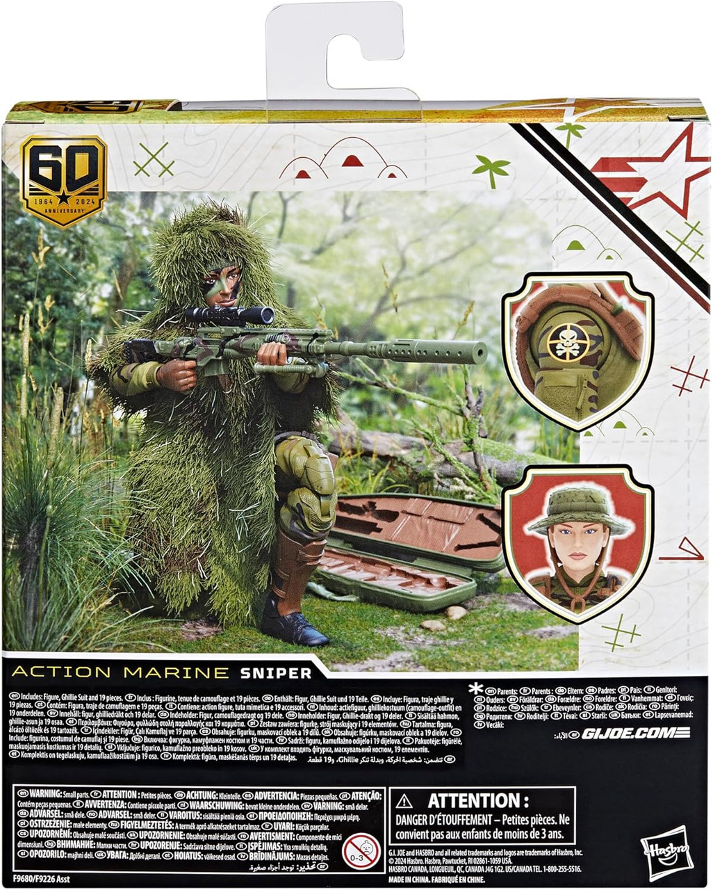 G.I. Joe Action Marine Sniper Classified Series 60th anniv. 6 Inch