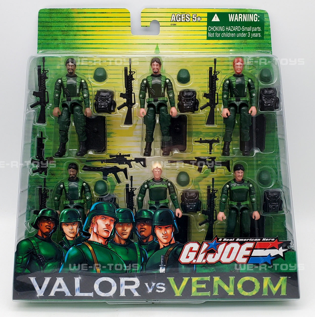 G.I. Joe Valor vs Venom Infantry Division Action Figures 2004