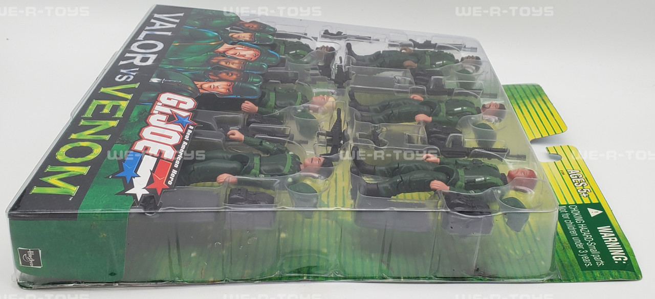 G.I. Joe Valor vs Venom Infantry Division Action Figures 2004