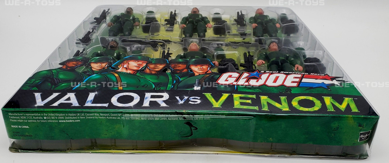 G.I. Joe Valor vs Venom Infantry Division Action Figures 2004
