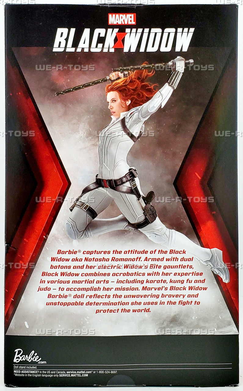 Barbie Marvel Black Widow Signature Doll 2019 Mattel GHT82 - We-R-Toys Barbie Marvel Black Widow Signature Doll 2019 Mattel GHT82 - We-R-Toys