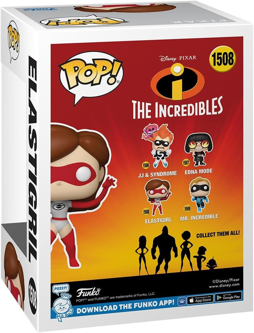 Funko 5 Star Incredibles 2 – Elastigirl Vinyl Figur, 7,6 Cm