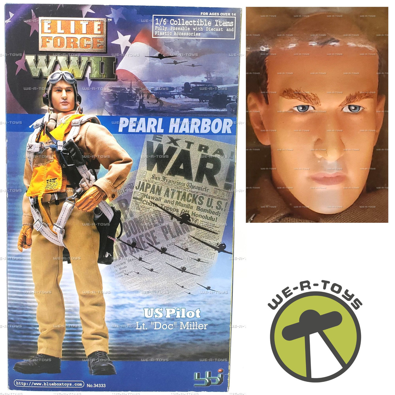 Elite Force WWII Pearl Harbor US Pilot Lt. Doc Miller Action