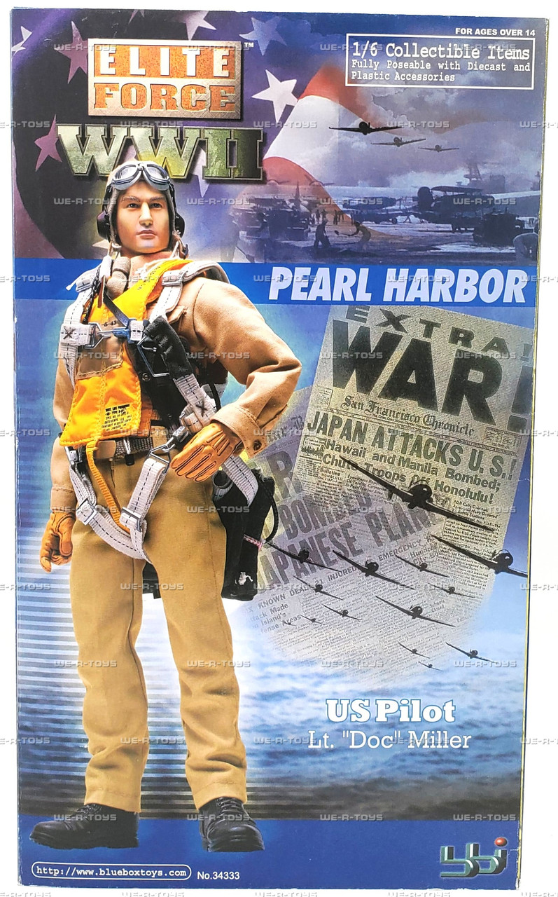 Elite Force WWII Pearl Harbor US Pilot Lt. Doc Miller Action