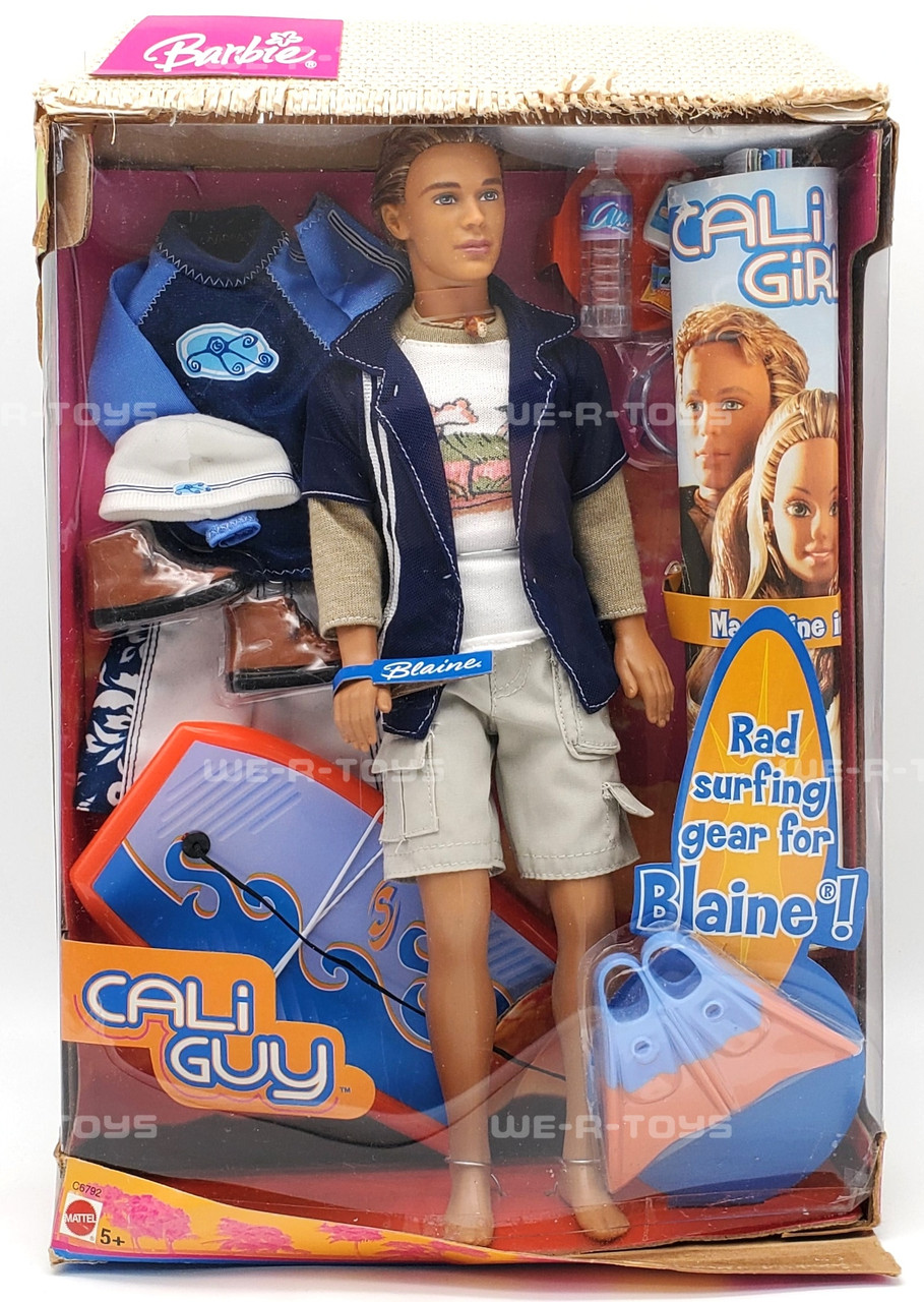 Barbie Cali Guy Blaine Doll with Rad Surfing Gear 2004 Mattel