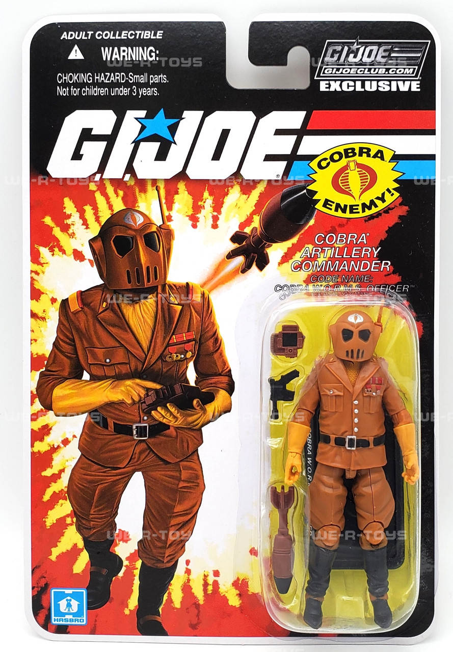 Joe Cobra Artillery Commander Action Figure 2017 Hasbro